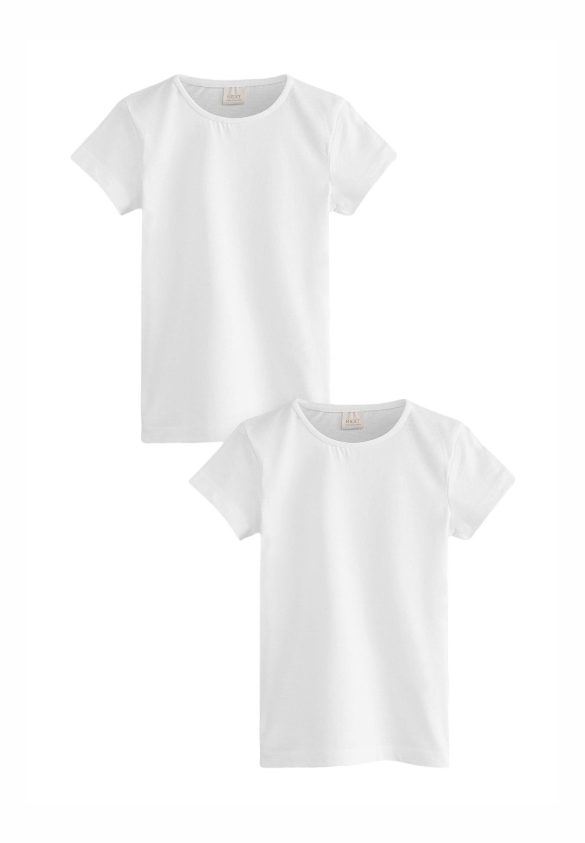 Lot De 2 Débardeurs à Manches Longues Next - Blanc, Taille 9-10 Ans, Fille