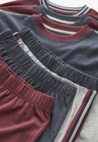 Next 3 PACK SET - Pyjama - navy blue burgundy red