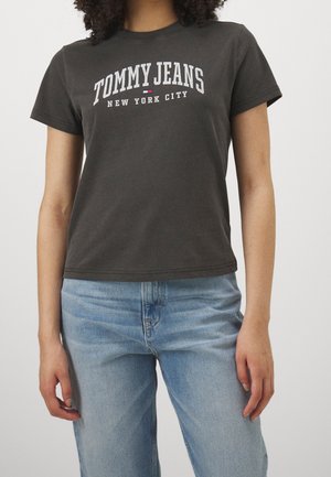 T-shirt con stampa - black