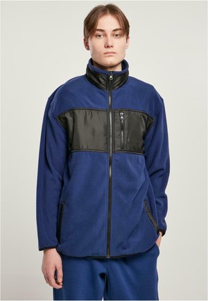 PATCHED MICRO  - Fleece jacket - spaceblue