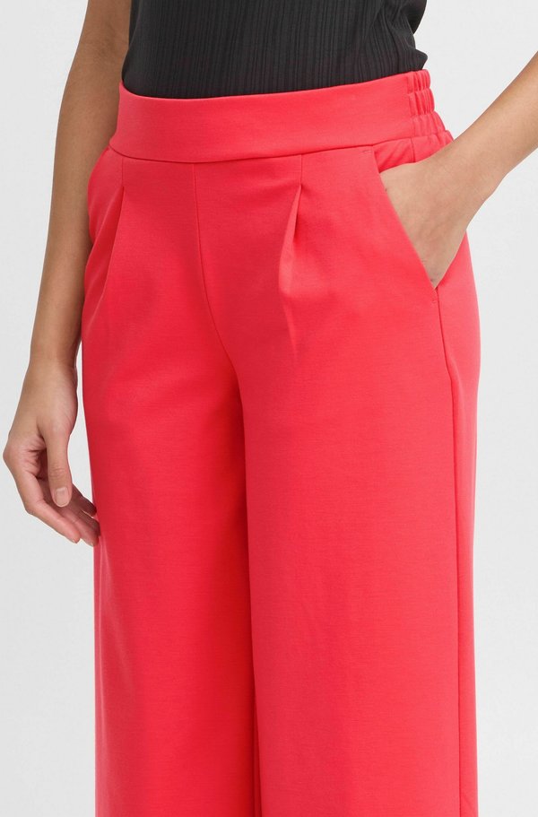 KATE WIDE - Trousers - geranium3