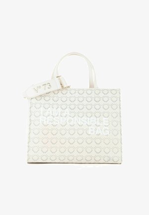 V73 SHOPPING RESPONSIBILITY LOGO - Sac à main - bianco