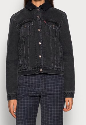Giacca di jeans - black denim