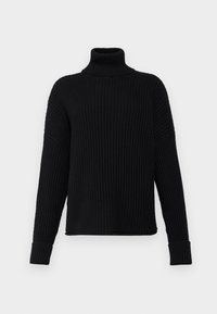 LOOSE TURTLE NECK - Camisola - black