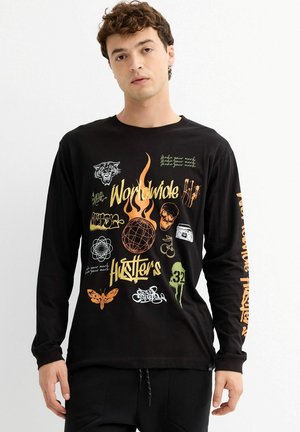 INSIDE WORLDWIDE - Camiseta de manga larga - nero