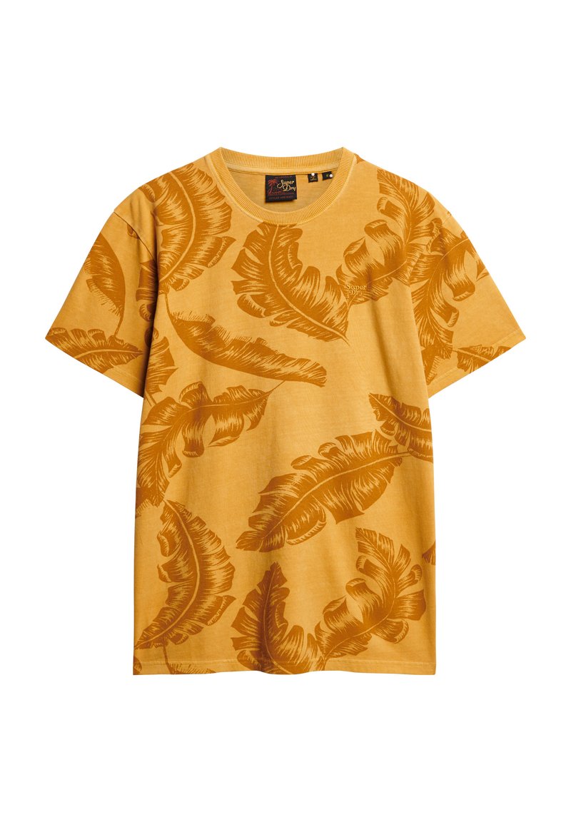 Superdry & Co T-shirt print geel Superdry & Co T-shirt print geel