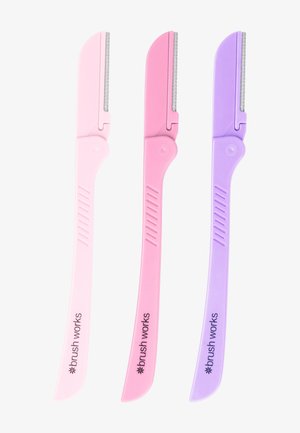 Brushworks BRUSHWORKS PRECISION EYEBROW RAZOR 3 PACK - Hair removal Tool