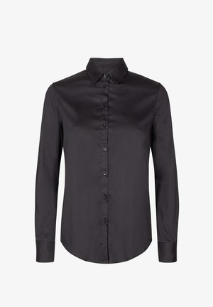 MARTINA - Button-down blouse - black