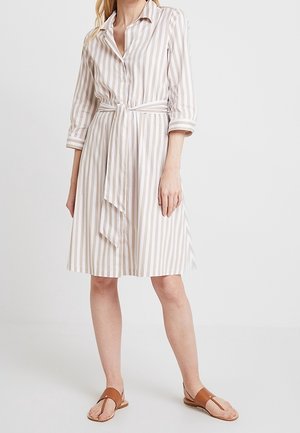 Vestido camisero - beige