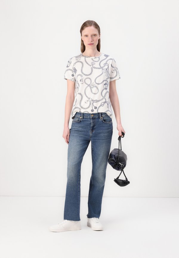 SAILING PRINT - Print T-shirt - cream2