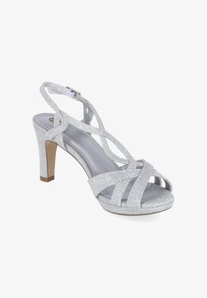 La Strada, Sandalias de tacón - silver-coloured