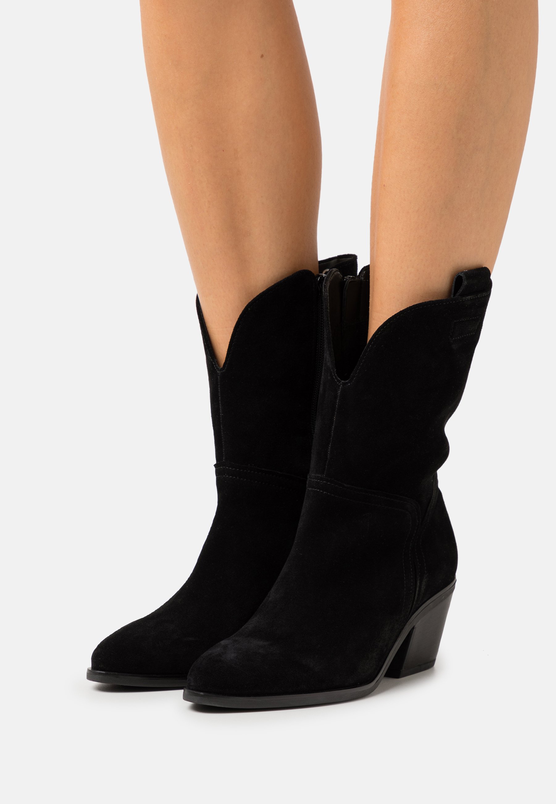 Gabor Comfort Cowboy-/Bikerlaarzen - schwarz/zwart - Zalando.nl