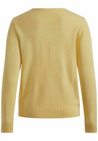 VILA VIRIL L/S V-NECK TOP - Jumper - golden haze