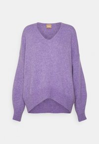 BOSS Stickad tröja - purple