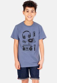 Band of Rascals - HIP HOP HOORAY - Printtipaita - dove blue Pienoiskuva 1