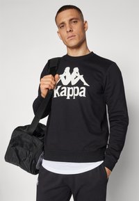 Kappa CREW NECK BIG LOGO - Sweatshirt - caviar