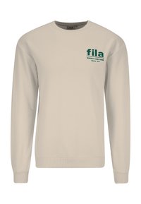 Fila APPAREL LISBON GRAPHIC CREW - Felpa - oatmeal melange