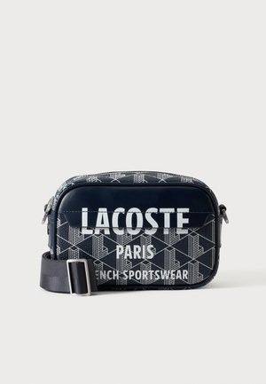 Lacoste, REPORTER BAG - Sac bandoulière - black/blue