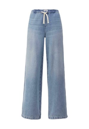 hessnatur WIDE LEG - Jeans Relaxed Fit - light blue