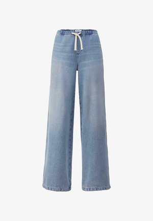 hessnatur WIDE LEG - Relaxed fit jeans - light blue