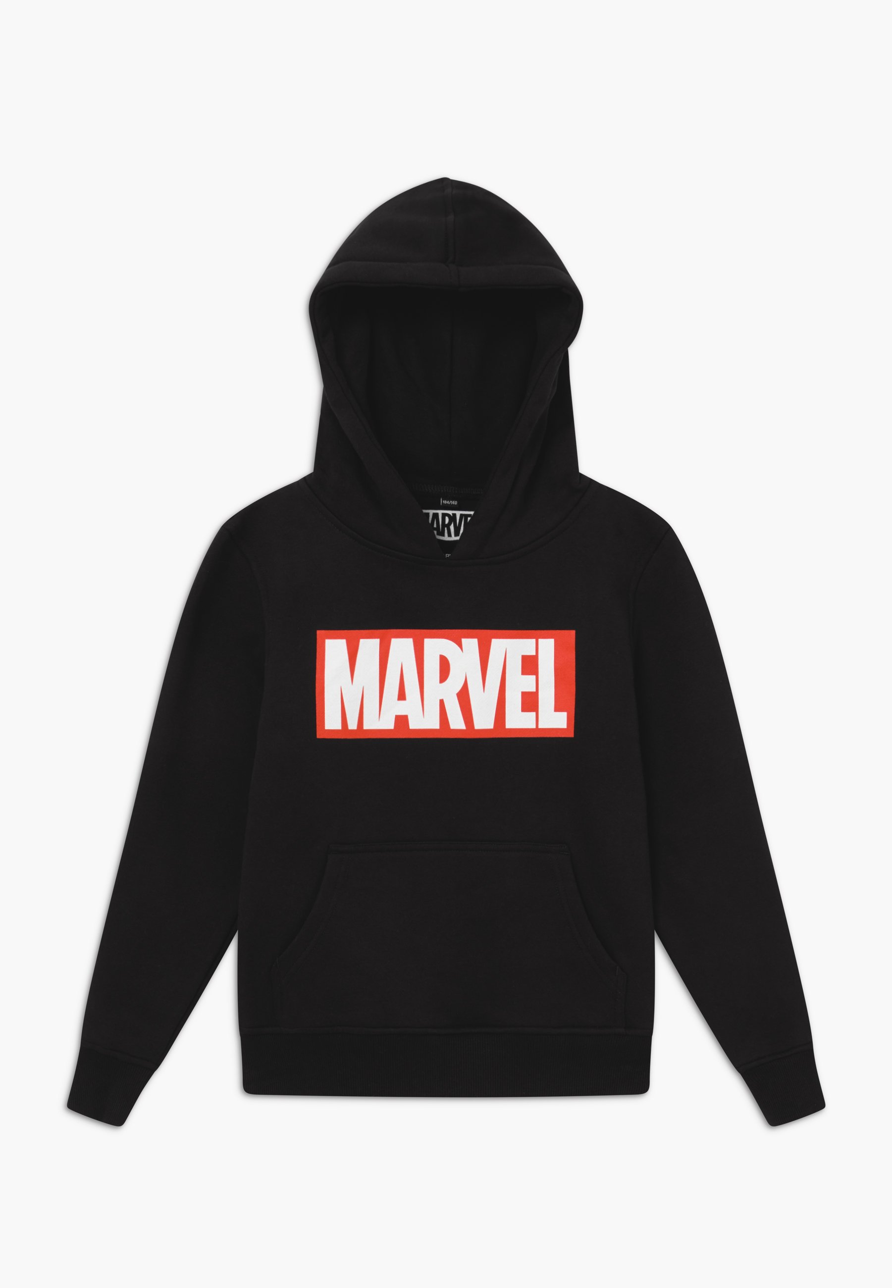 Mister Tee KIDS MARVEL LOGO HOODY - Hoodie - black - Zalando.ie