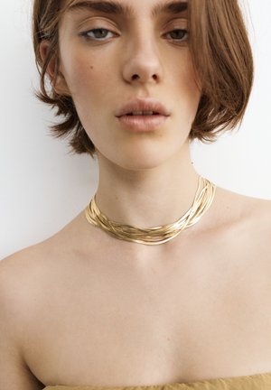 PULL&BEAR, MULTI-CHAIN - NECKLACE - Collier - gold-coloured