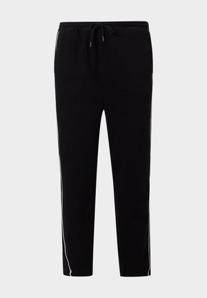 Pier One by Zalando, JOGGER WITH PIPING - Παντελόνι φόρμας - black