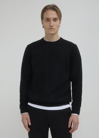 Calliope GIROCOLLO LAVORATA  - Pullover - nero