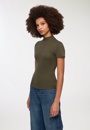 T-shirt basic - verde militare scuro