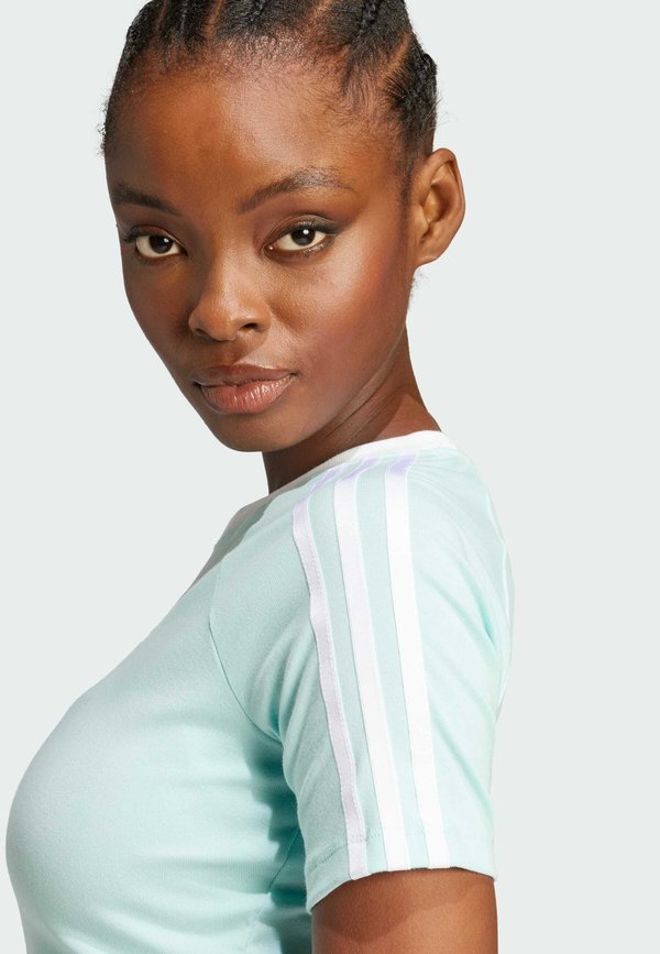 3-STRIPES BABY - Print T-shirt - semi flash aqua2