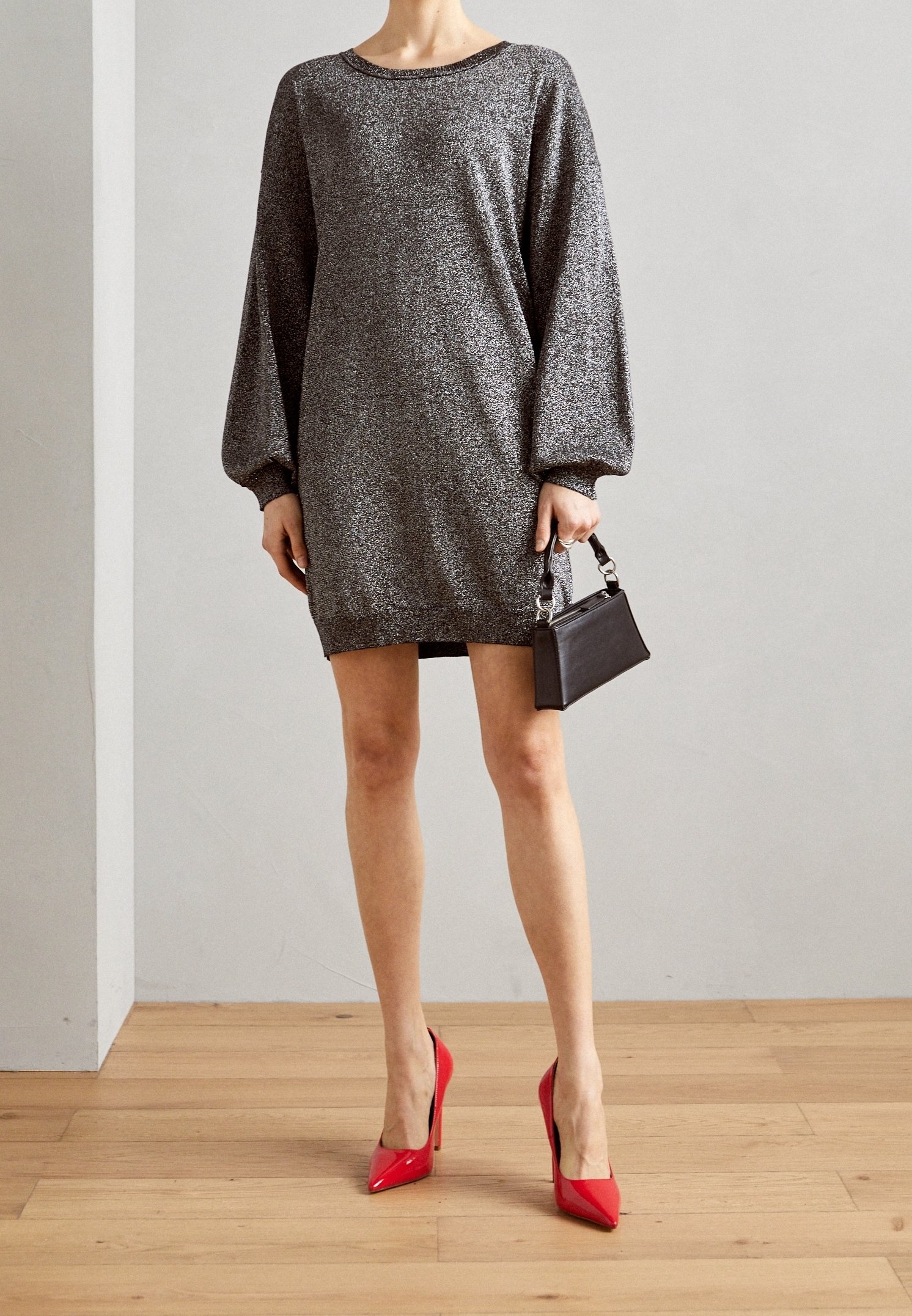 Esprit Gebreide jurk - black/zwart - (Pre-owned) - Zalando.nl