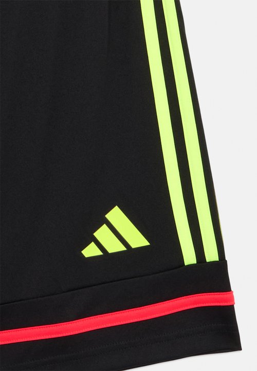 adidas Pantalón corto de deporte - black/team solar yellow/lucid red — foto 3