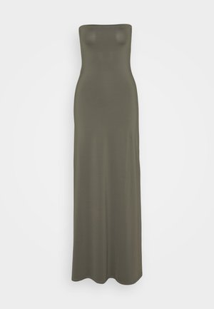 Weekday ACT TUBE DRESS - Φόρεμα από ζέρσεϊ - grey green khaki