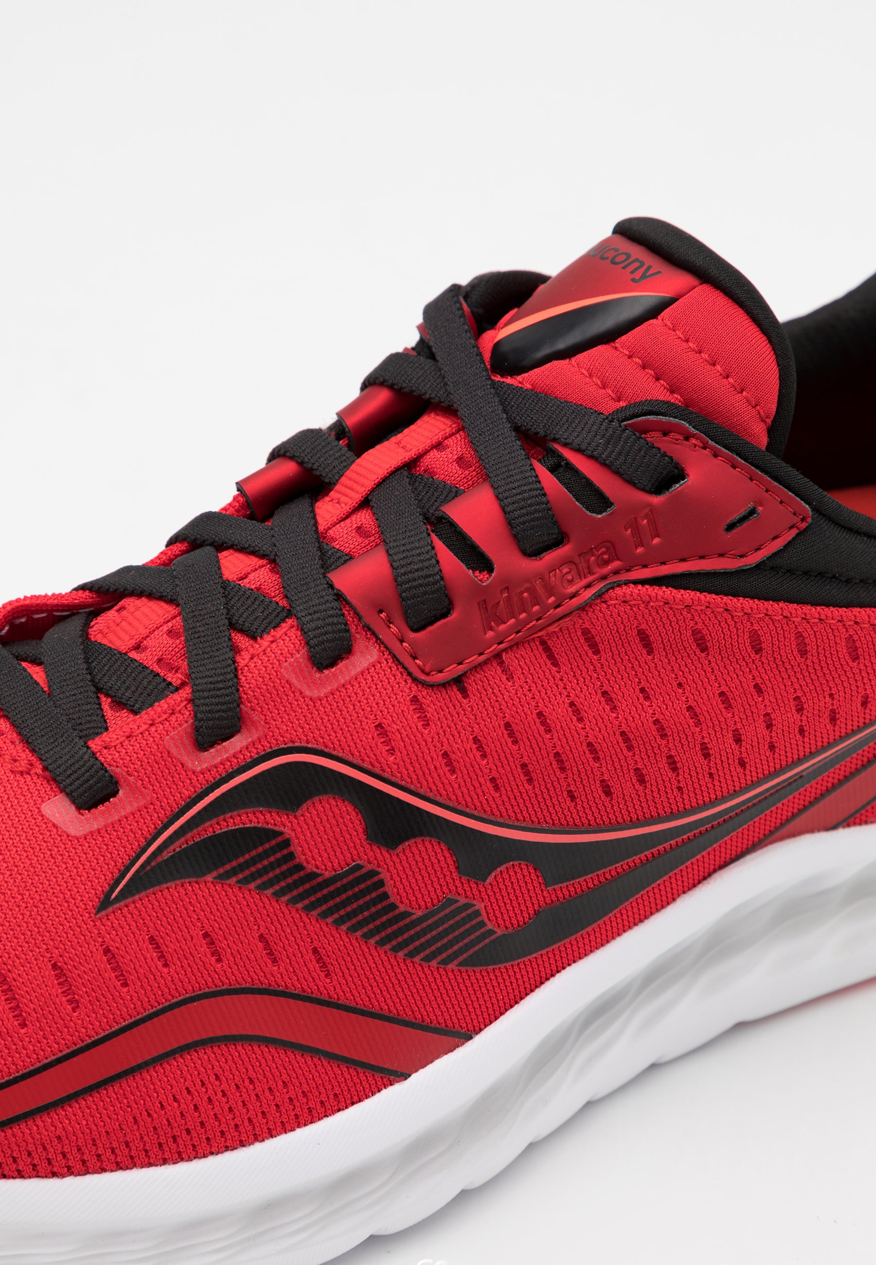 Saucony KINVARA 11 Nøytrale løpesko redblackrød Saucony KINVARA 11 Nøytrale løpesko redblackrød
