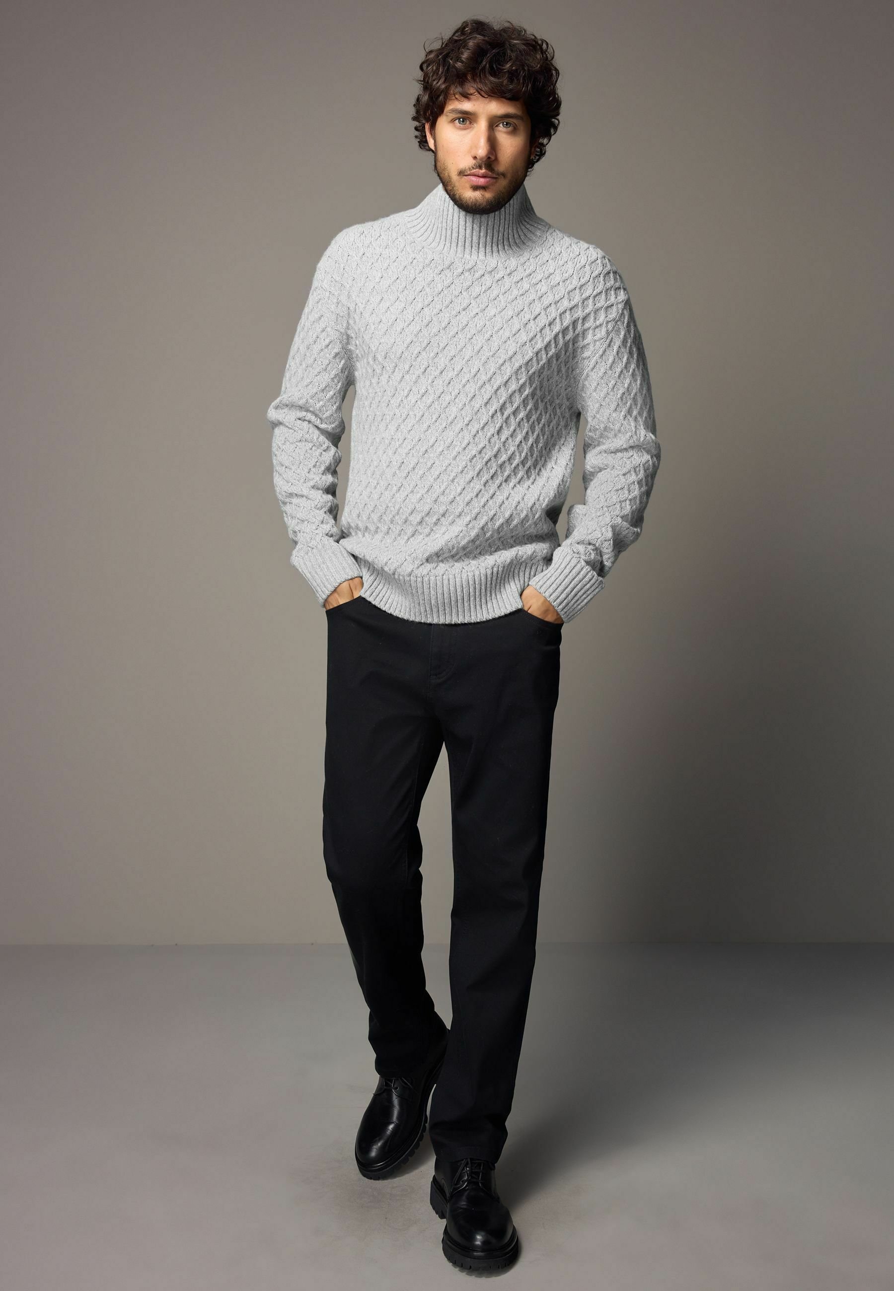【LT.GREY】crepuscule / Turtle Neck Pullover BEAMS T（ビームスT）crepuscule / Turtle Neck Pullover（トップス