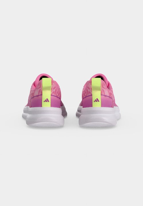 adidas TENSAUR RUN 4.0 UNISEX - Road running shoes - st tropic bloom/purple burst/hi res yellow — photo 4