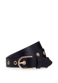 MIT ÖSEN UND SCHLIESSE - Belt - black