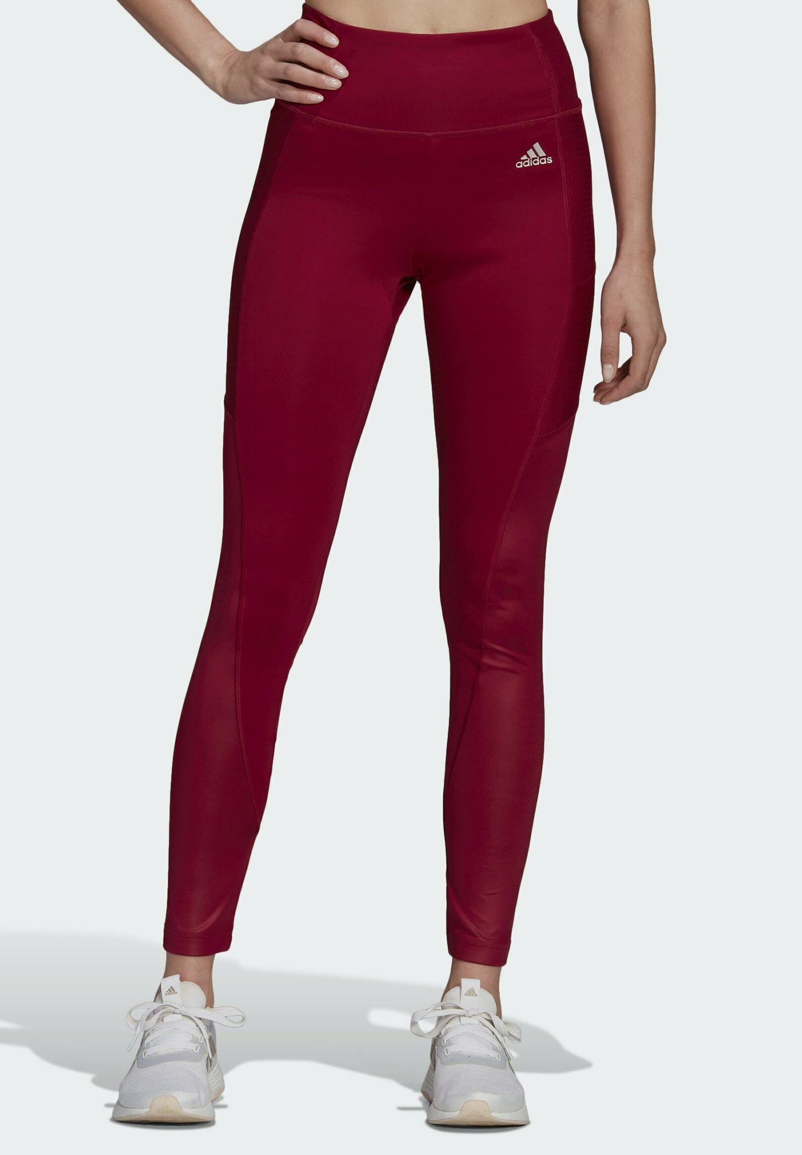 adidas Originals broek / Legging 3 Stripes in rood 806241
