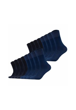 s.Oliver S.OLIVER S.OLIVER UNISEX SOCKEN, 16ER PACK - KURZSOCKEN, EINFARBIG UNISEX - Calcetines - navy