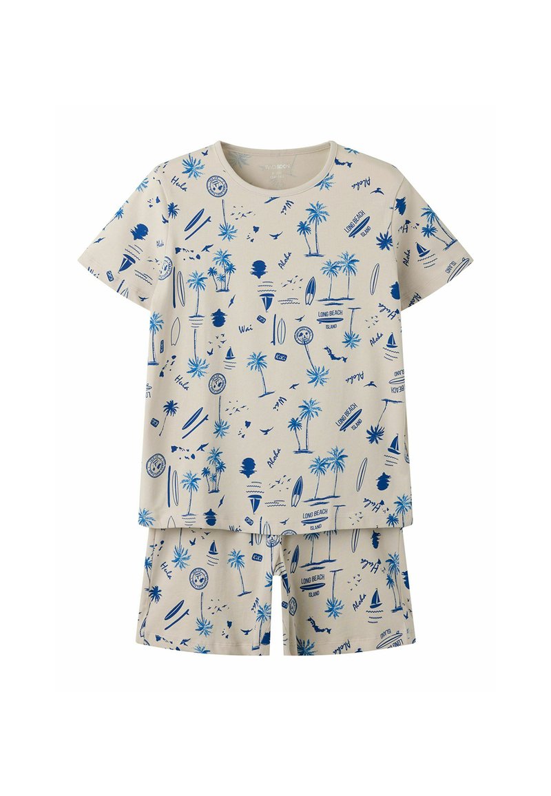 TWO SOON TWO SOON SET - Pyjama set - nacreous cloud/beige - Zalando