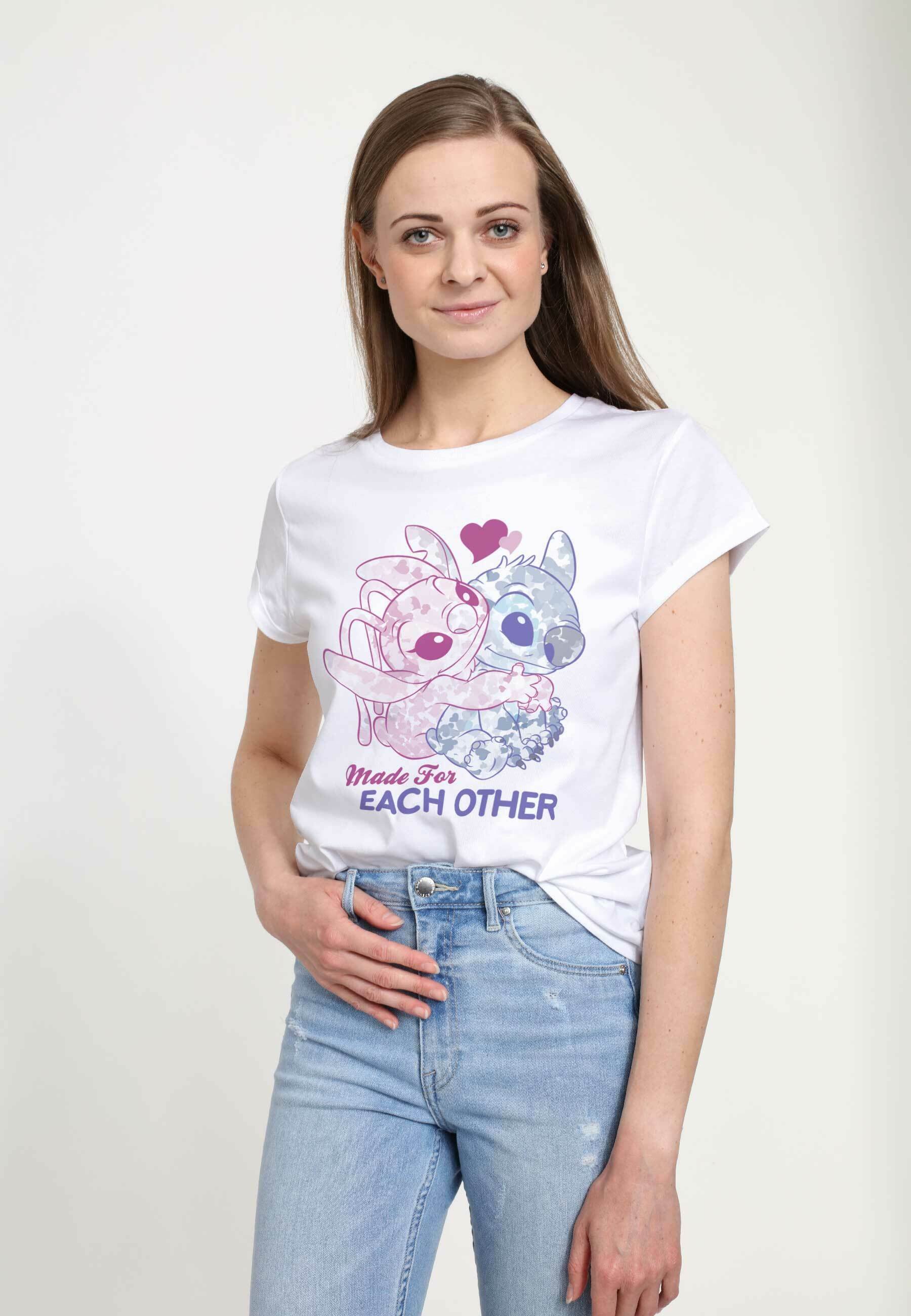 T-shirt Old Navy Graphique Lapin Des Neiges - Taille M, Bleu Marine/marron/rose - Occasion Très Bon état