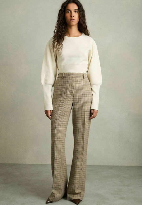 REGULAR FIT - HOUNDSTOOTH CHECK - Stoffhose