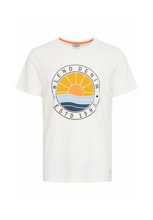 Blend, BHBAMMER - Camiseta estampada - snow white
