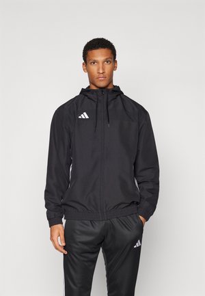 TIRO 25 ESSENTIALS WOVEN - Træningsjakke - black/white