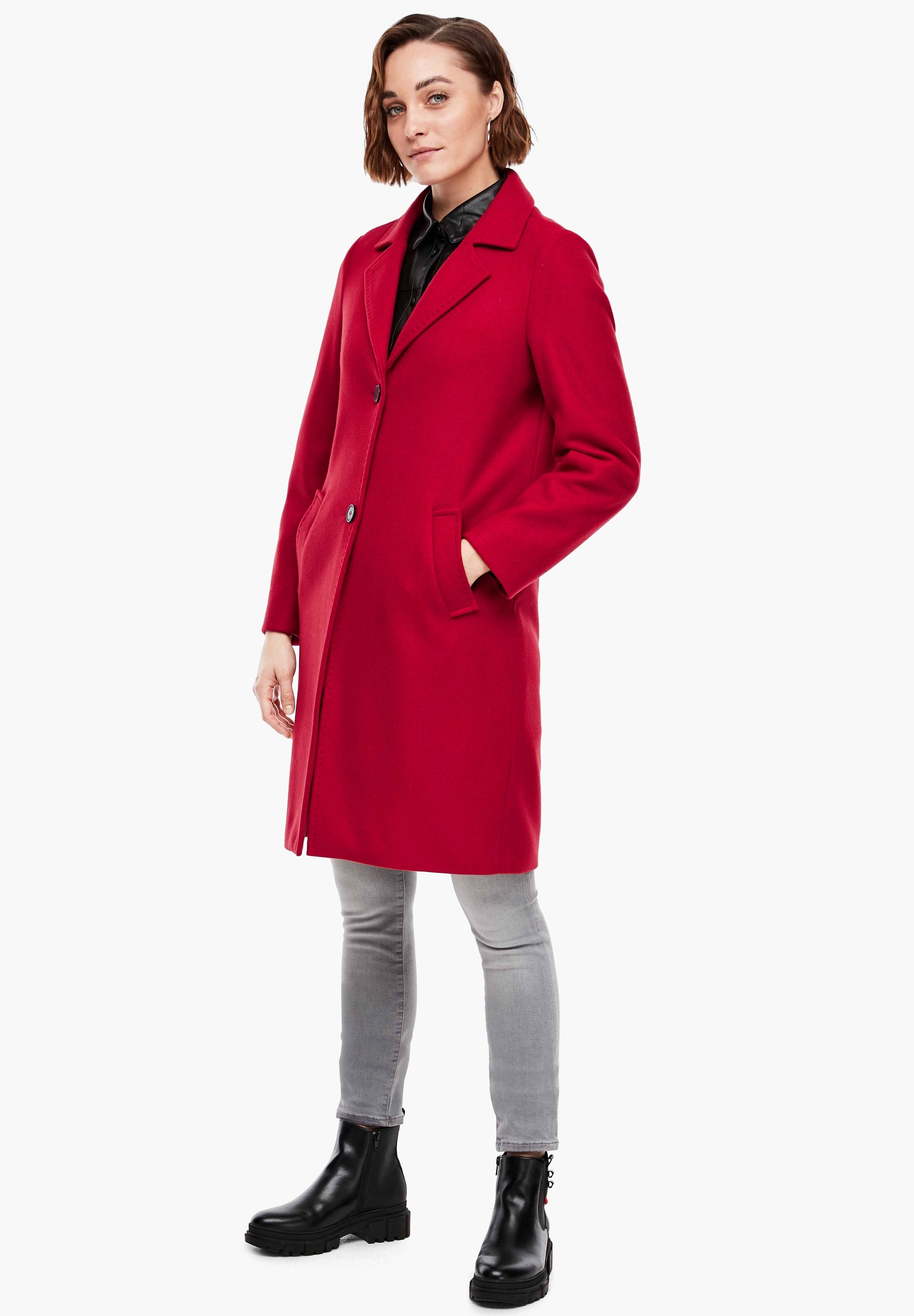 s oliver roter mantel