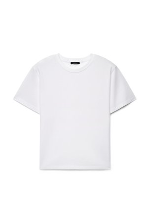 Calliope, T-SHIRT TINTA UNITA - T-shirt basic - bianco ottico