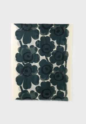 Marimekko, FIORE UNIKKO - Halsduk - dark green/light yellow