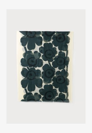 Marimekko, FIORE UNIKKO - Scarf - dark green/light yellow
