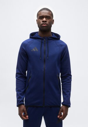 TIRO TRAVEL HOODIE - Sweater met rits - team navy blue