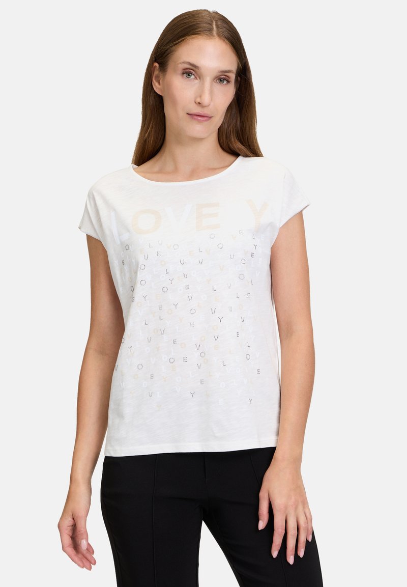 Cartoon MIT RUNDHALSAUSSCHNITT - T-shirt print - patch cream silver